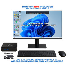 DXSentinel SDR Ham Radio Mini PC Kit 8GB 64GB SSD JS8Call FLDIGI Windows 11 Pro