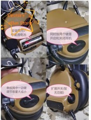 Comtac XPI VI Communication Noise Reduction Tactical Headset Replica US Stock