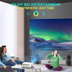 Unenu 1080P Portable Projector 8500L WiFi Bluetooth Android/IOS *612A2A