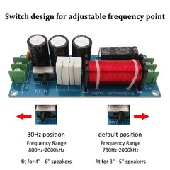 150W 1Way Mediant Speaker Crossover for Car/Home Audio, M111 Passive Crossove…