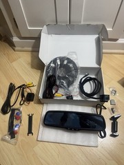 Backup RearView Spare Tire Mount Camera Jeep Wrangler 2014-2015 4.3″ Monitor