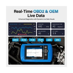 BLCKTEC 460T OBD2 Scanner Car Code Reader Engine ABS SRS Transmission Diagnos…