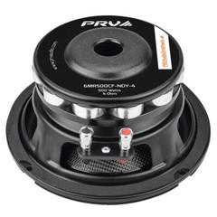 2x PRV 6MR500CF-NDY-4 Carbon Fiber 6.5″ Midrange Bike Speakers 4Ω Waterproof