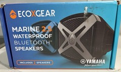 Yamaha ECOXGEAR MARINE 2.5 Waverunner Bluetooth ONE Speaker TESTED WORKS *READ