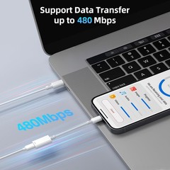 USB C to Audio Adapter Fast Charge Data 1Pc iPhone iPad Galaxy Use