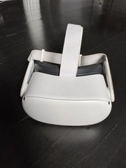 Meta Quest 2 VR Headset 128GB Bundle – Case + Elite Strap + Controller Grips