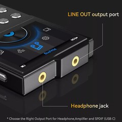 Digital HiFi MP3 Player With Bluetooth 5.3 Lossless DSD 256GB High Sound Quality