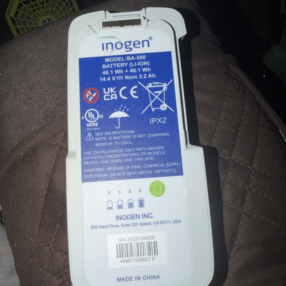 New Open Box (Inogen G5/OxyGo Next) BA-500 Single Battery