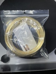 50ft ELF Custom Cables 24k Gold plated 99.9999 % pure OCC copper wire 12awg.