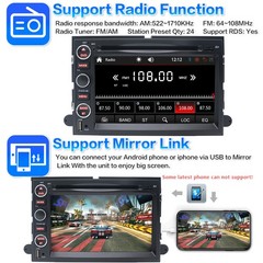 For Ford Mustang 2005-2009 Apple CarPlay GPS Car Stereo Radio CD DVD Player