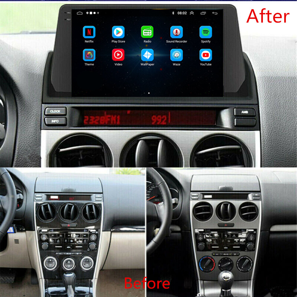 9″ Android 12.0 Stereo Radio GPS Navigation Player Wifi FM For Mazda 6 2002-2008