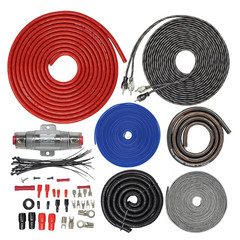 4 Gauge Amp Kit Amplifier Install Wiring & 2.5 Farad Digital Capacitor