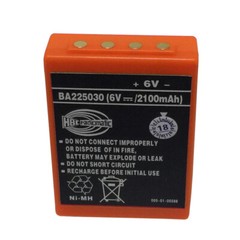 5X 2100mAh BA225030 6V Ni-Mh Battery For HBC Pump Truck Remote Control Battery