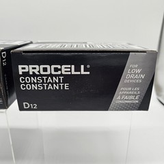 24 Duracell Procell D Constant Alkaline Batteries (2 cartons of 12 each)
