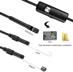 2M 6 LED USB Waterproof Endoscope Borescope Snake Video Camera for PC & Android