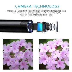 6LED USB Snake Endoscope Borescope HD Inspection Camera Scope For Android Type C
