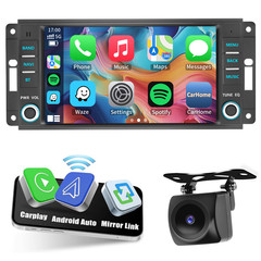 10.6″ Android 13 Car Stereo Radio GPS For 2013-18 RAM 1500/2500/3500 Plug & Play
