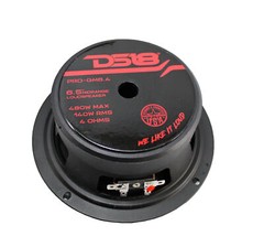 DS18 PRO-GM6.4PK2 6.5″ 1200W 4-Ohm 4 Midrange Speakers + 4 Bullet Tweeter 2-Pack