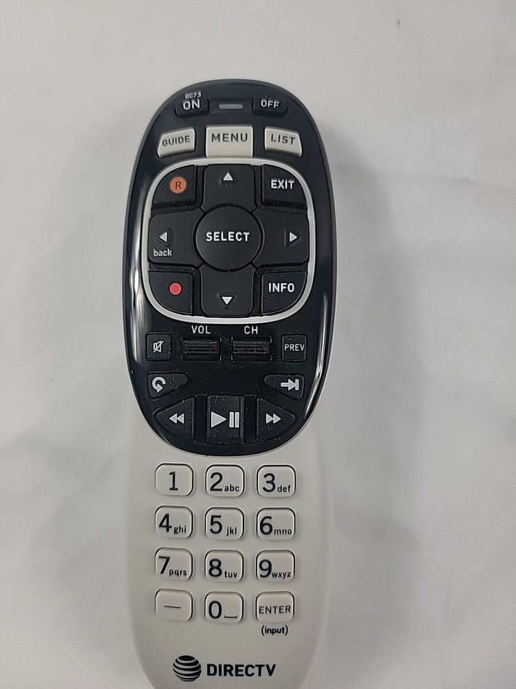 DIRECTV IR/RF Universal Ergonomic Genie Remote (RC73) B1R3