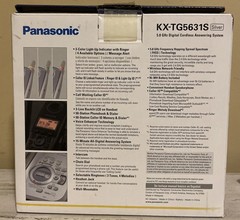 Panasonic KX-TG5631S 5.8 GHz Digital Cordless Phone Answering System
