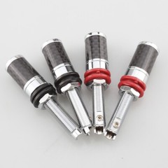 4Pcs Hi-End Copper Amplifier Speaker Banana Female Terminal Binding Post Socket