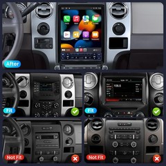 8Core 4+64G Android13 Car Stereo Radio CarPlay GPS Navi For 2013 2014 Ford F150