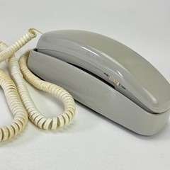 Corded Push Button Telephone Gray 1991 Landline Vintage AT&T Trimline 210
