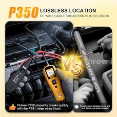 P350 Power Circuit Probe Tester with 40FT Cable & Bendable Probe – Car Relay