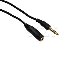 5m 3.5mm Stereo Jack Headphone Extension Cable Male to Female Audio Lead 3.5 HQ