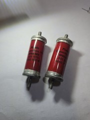 OF80-502 PLASTIC CAPACITORS capacitor 0.005uF 8000V Glass Axial Lot 2