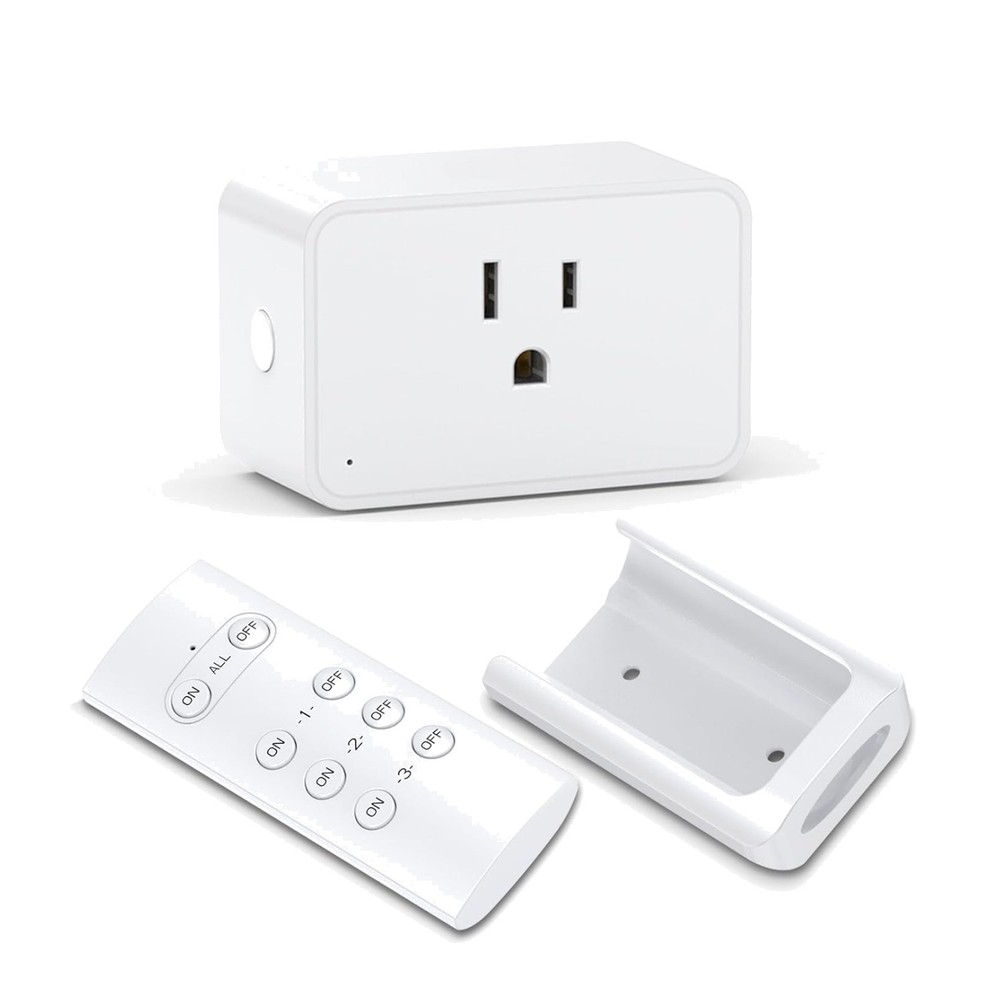 Convenient Remote Control Plug – Safe for Christmas Lights and Household Use