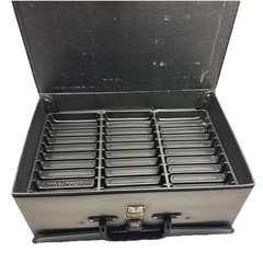 Vintage Audio Cassette Double-Sided Storage Case—60 Tapes USA—SHIPS IN 24 HOURS-