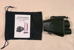 DD005 Black 500A 1000 Volts Supercharger To CCS1 Adapter IP65