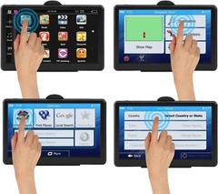 Gps Navigation for Car/Truck Touch Screen Maps w/ Spoken Direction 7″