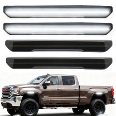 Smoke Side LED Front Rear Marker Fender Lights for GMC 2020+ Sierra 2500 3500 HD