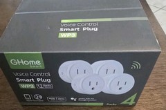 New-WiFi Smart Outlet Plug Works with Alexa and Google Home 4 Pack White GHome