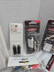 RADIOSHACK 275-0653 DPDT HEAVY DUTY TOGGLE Wall Plate Coax Radio Shack Lot TV