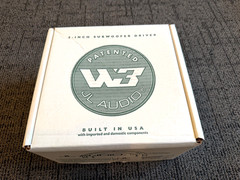 JL Audio 8W3v3-4 8″ W3v3 Series SVC 4-Ohm 250W RMS Subwoofer NEW