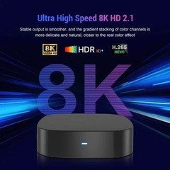 8K 4K Smart TV Box Android Quad Core 8GB RAM 128GB WiFi Media Player