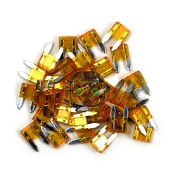 25 PCS 5 Amp Low profile Mini Car Fuse Auto Trucks SUV Auto Fuses Color Coded