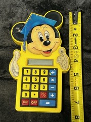 Radio Shack 23-582 Mickey Mouse Calculator Hong Kong Vintage Nostalgia USED