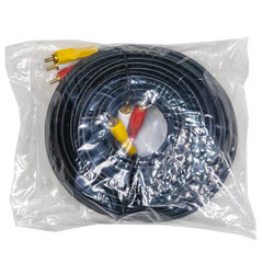 BOX of 28 – 40ft Triple RCA Audio RG59 Shielded Video Cables , TV DVD VCR Cord