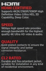 4K HDMI, Ultra HD Cable 2.0 ,2160P, 18Gbps Gold Plated 4ft 6ft 8ft 9ft 10ft Lot