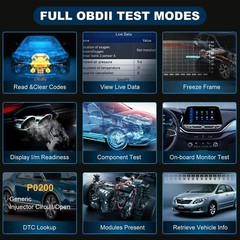 Auto Engine Trouble Code Reader OBD2 Scanner Diagnostic Tool Live Data Stream