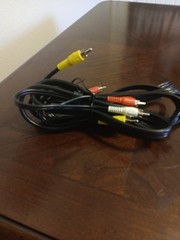 Rg 59/u Coaxial Cable 7f10in Red White Yellow