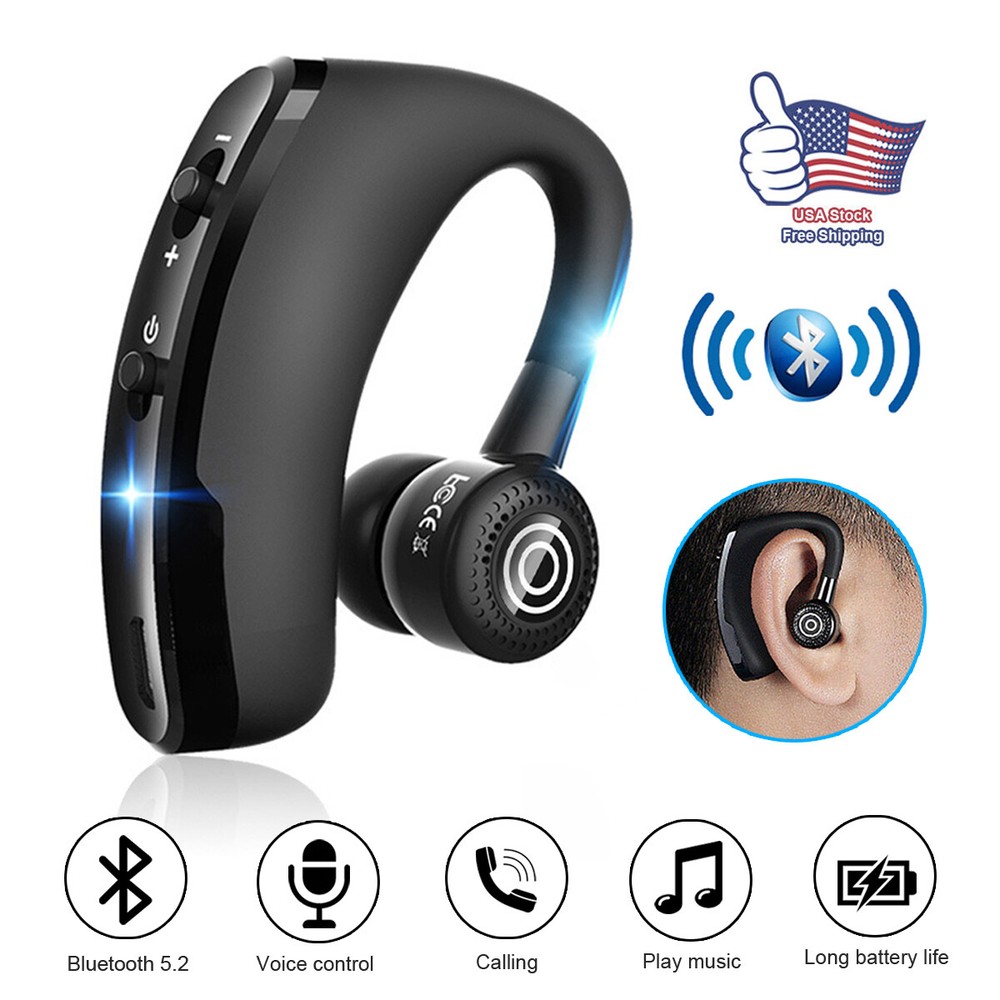 Bluetooth 5.2 Wireless Earbuds Voice Control Noise Cancelling Stereo Headphones
