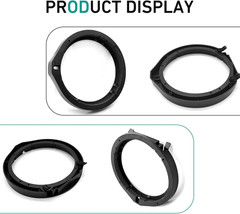 2 PCS Car Speaker Spacer Adaptor Ring, 6.5 Inches Stereo Speaker Adapter, ABS…