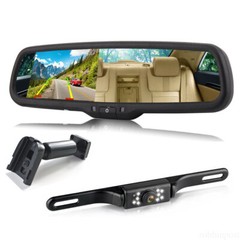 OEM 4.3″ Mirror Monitor No1 Bracket+CCD Color Reversing Backup Camera For Ford