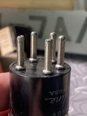 Vintage Type 76 Vacuum Tube Tests Strong U.S.A. WARDS AIRLINE NOS