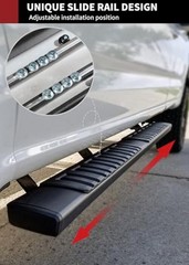 6 Inches Running Boards Compatible with 2019-2026 Chevy Aluminum-6 in